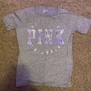 It’s has holographic and the pink is holographic leather lettering with sparkles